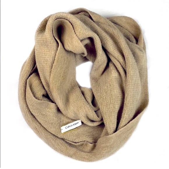 Calvin Klein Accessories - Calvin Klein | Cafe Knit Warm Infinity Scarf EUC